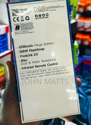 New Tecno Spark 50 128 GB Orange