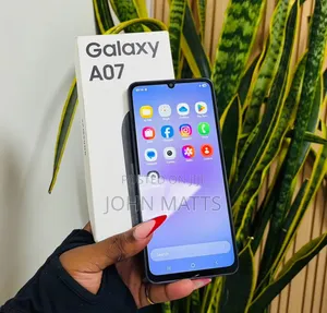 New Samsung Galaxy A07 4G 128 GB Black