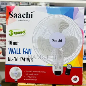 Saachi Wall Fan With Remote