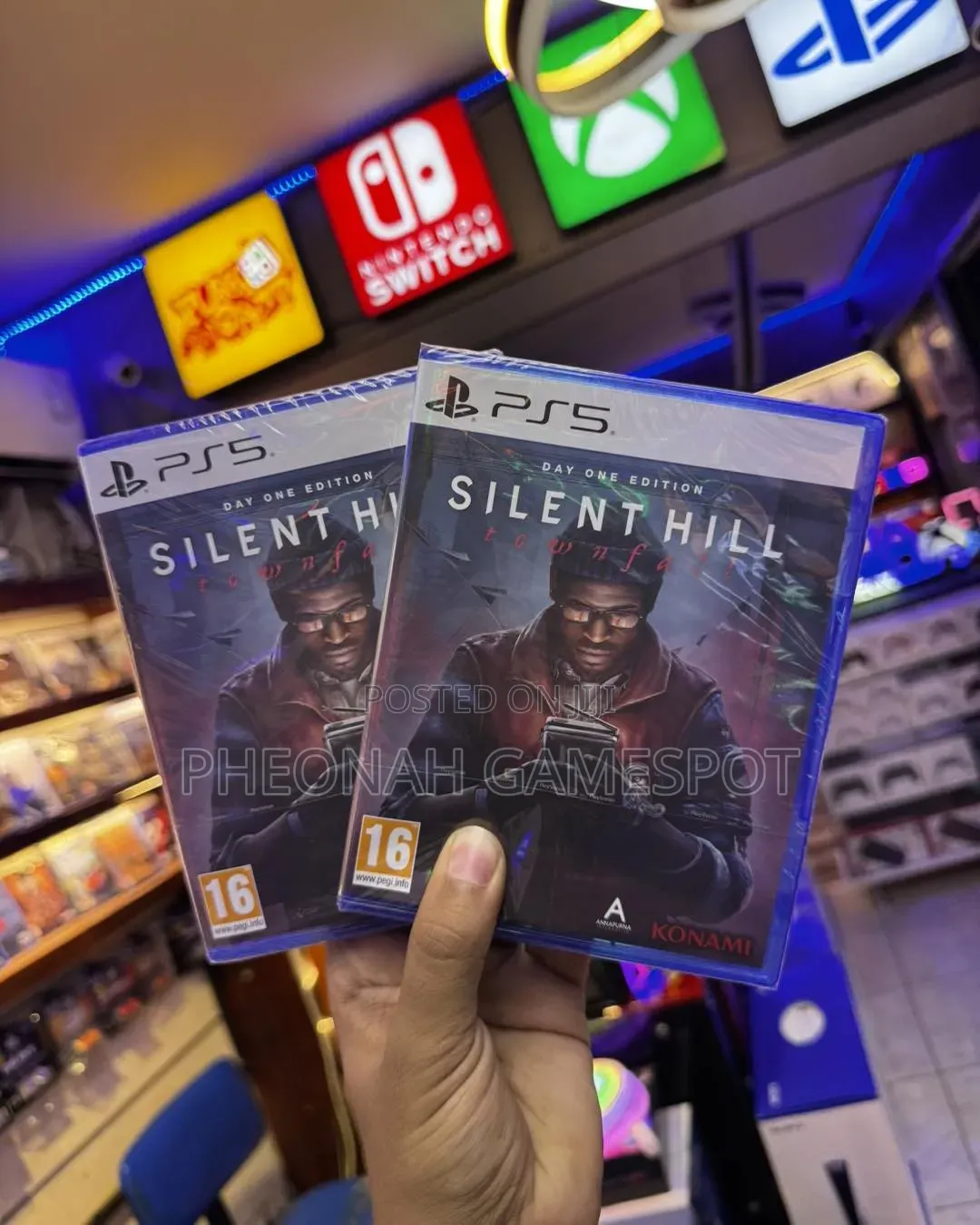Silent Hill Town Fall Game Cd for PlayStation 5