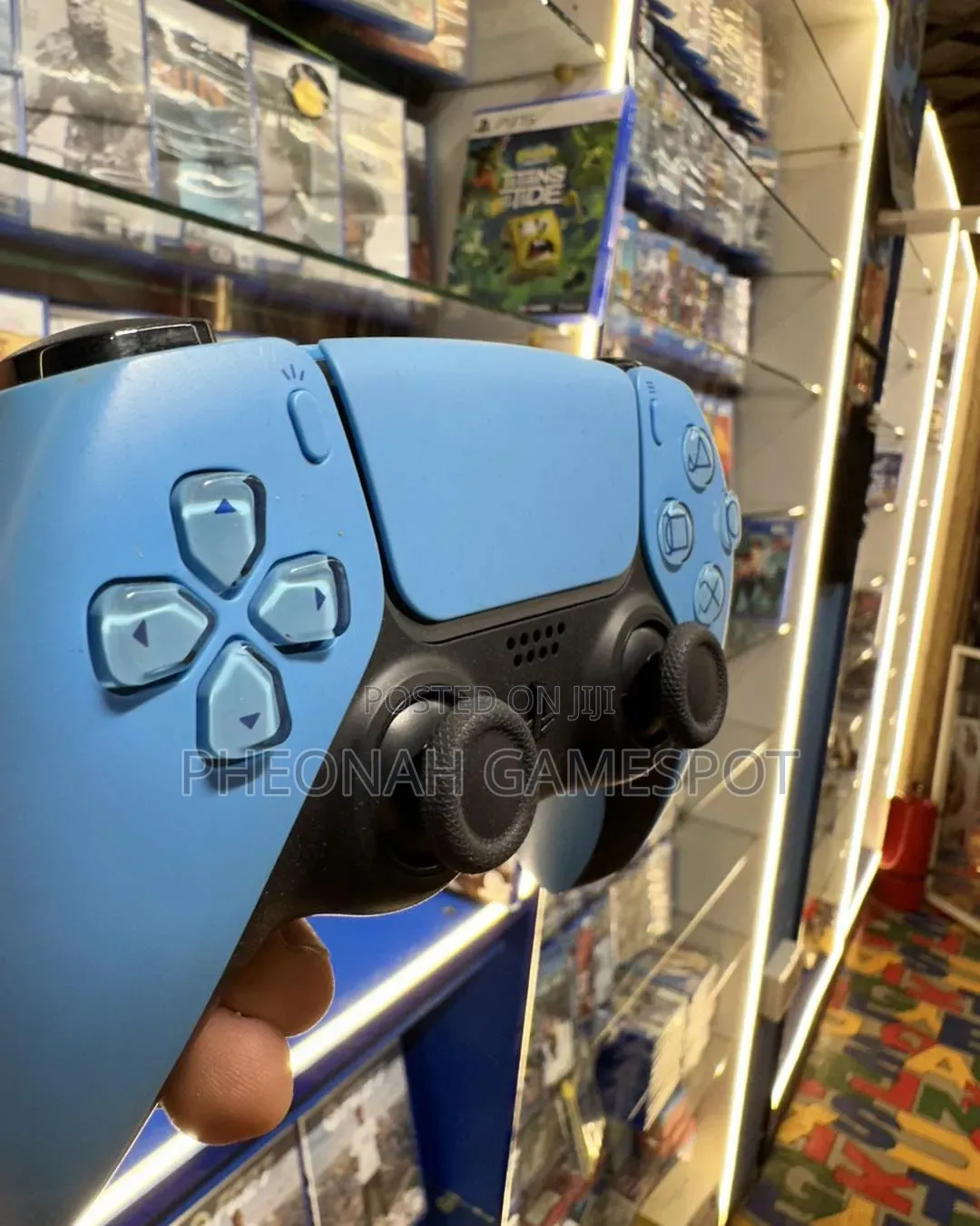 Light Blue Controller for PS5. New but Not in a Box Dualsense Game Pad