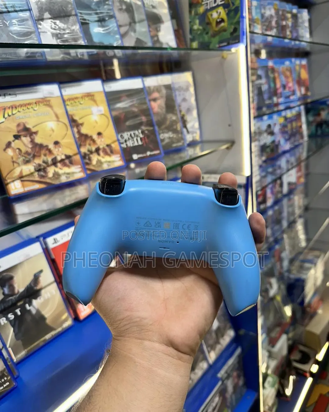 Light Blue Controller for PS5. New but Not in a Box Dualsense Game Pad