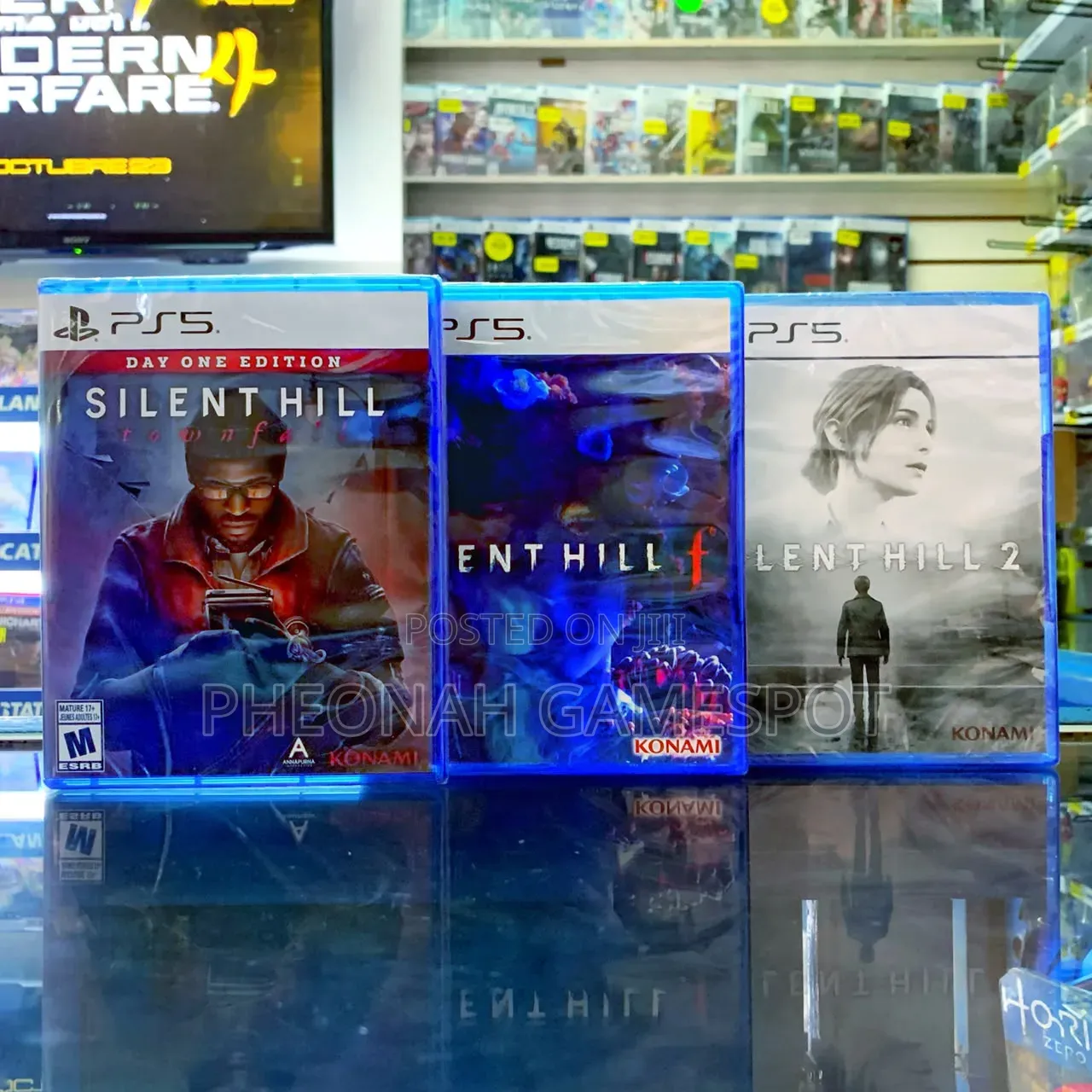Silent Hill Game Cd for PS5. All Series Are Available