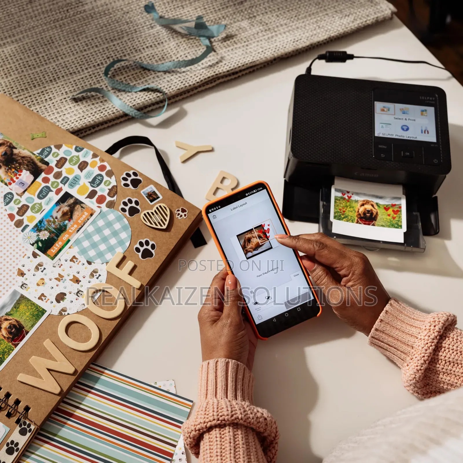 CANON Selph Wireless Compact Photo Printer | Wi-Fi| USB| App