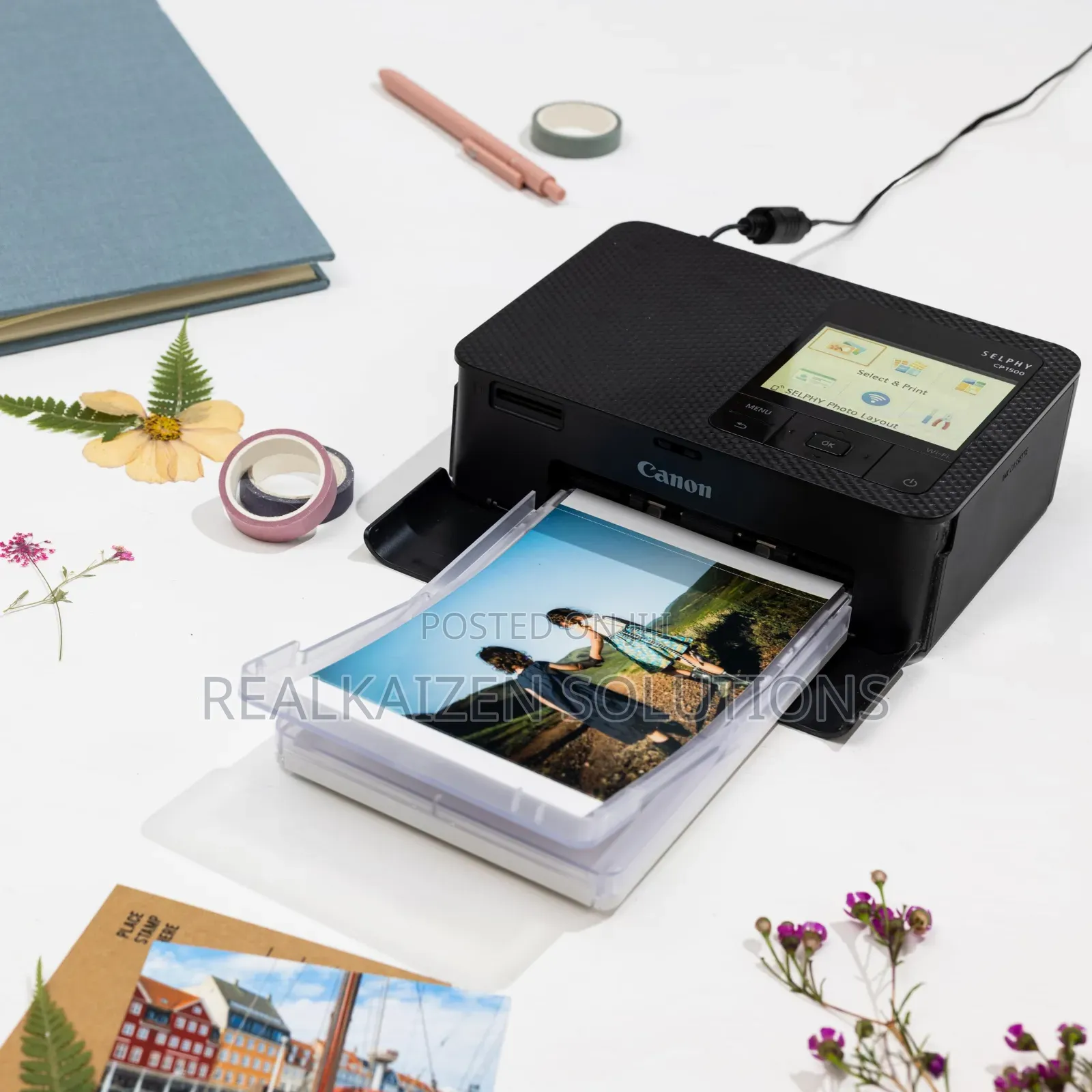 CANON Selph Wireless Compact Photo Printer | Wi-Fi| USB| App