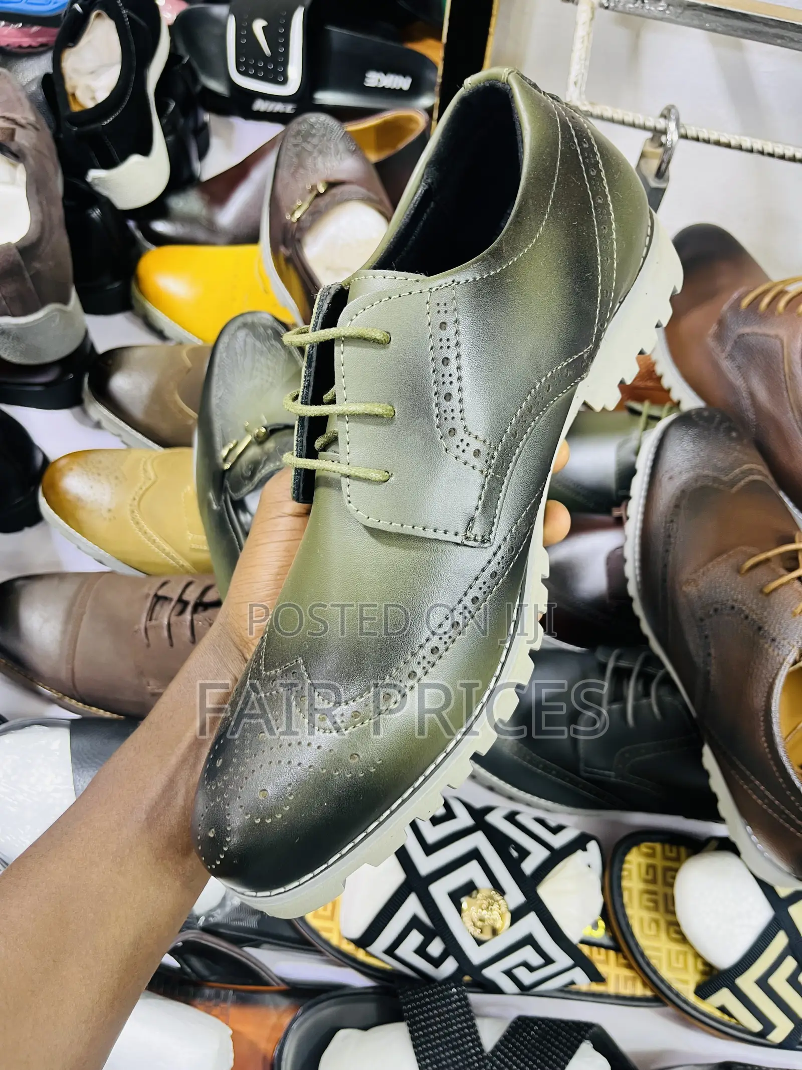 Amry Green Timberland Oxfords