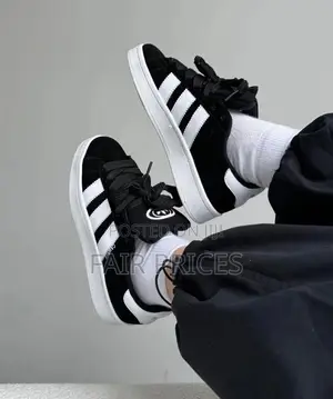 Original Adidas Campus Black White