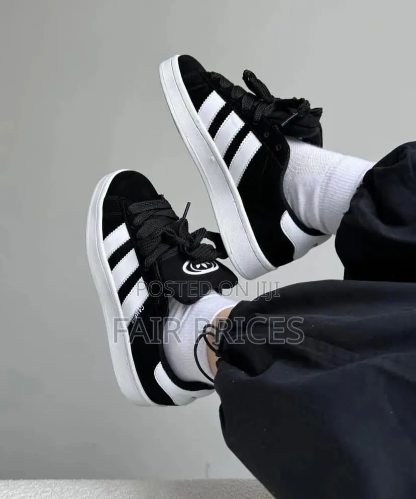 Original Adidas Campus Black White