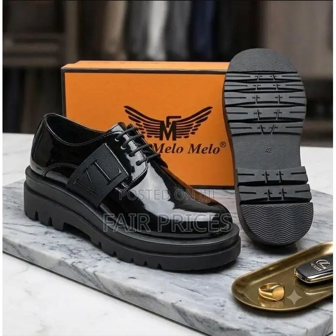 Bigsole Shinny Loafers Black 40-45