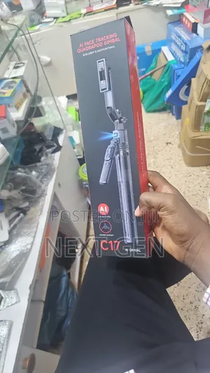 C17 AI Face Tracking Gimbal Tripod 360° Auto Tracking Selfie Stick