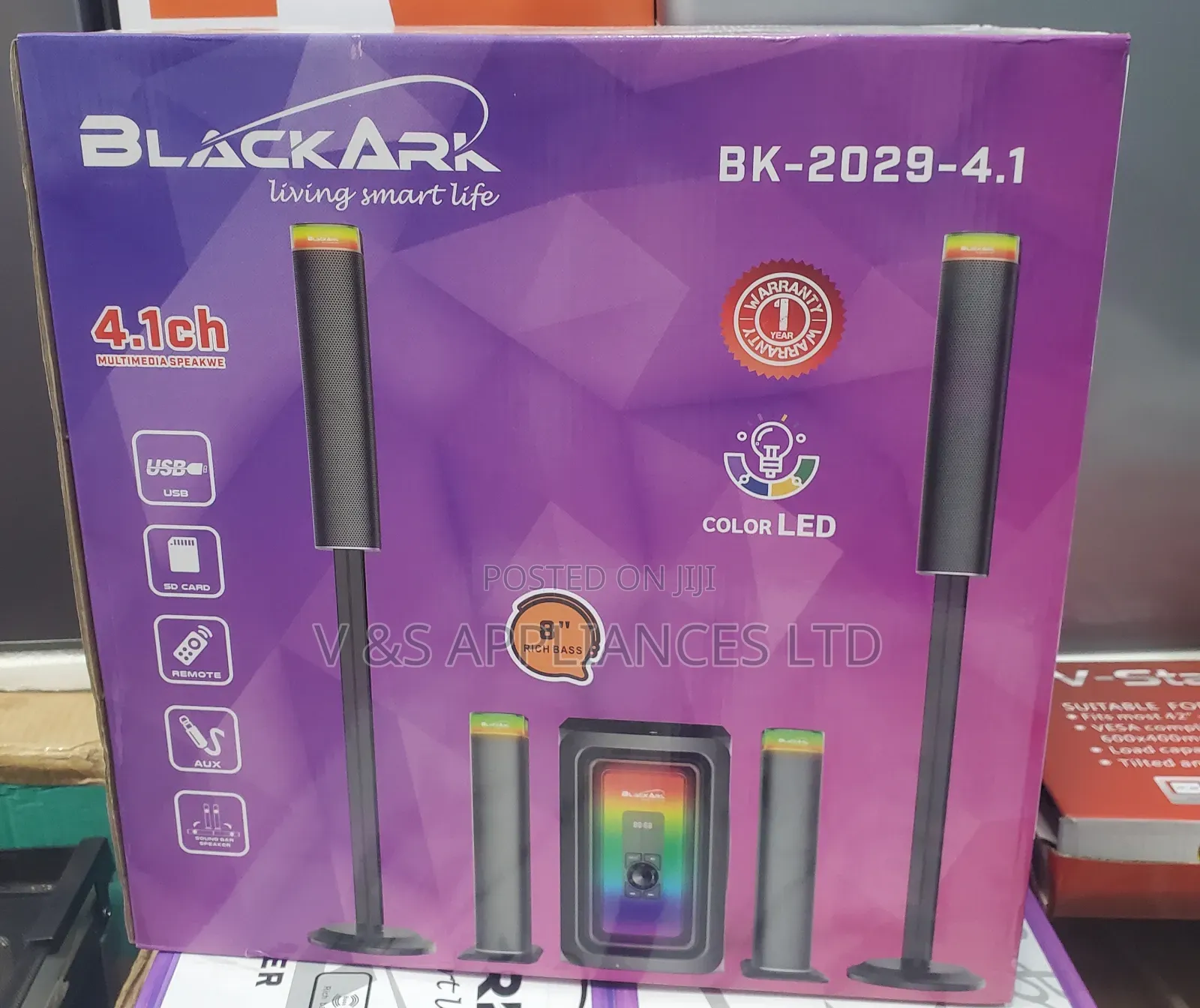 Bk 2029 Blackark Speaker 4.1 Channel