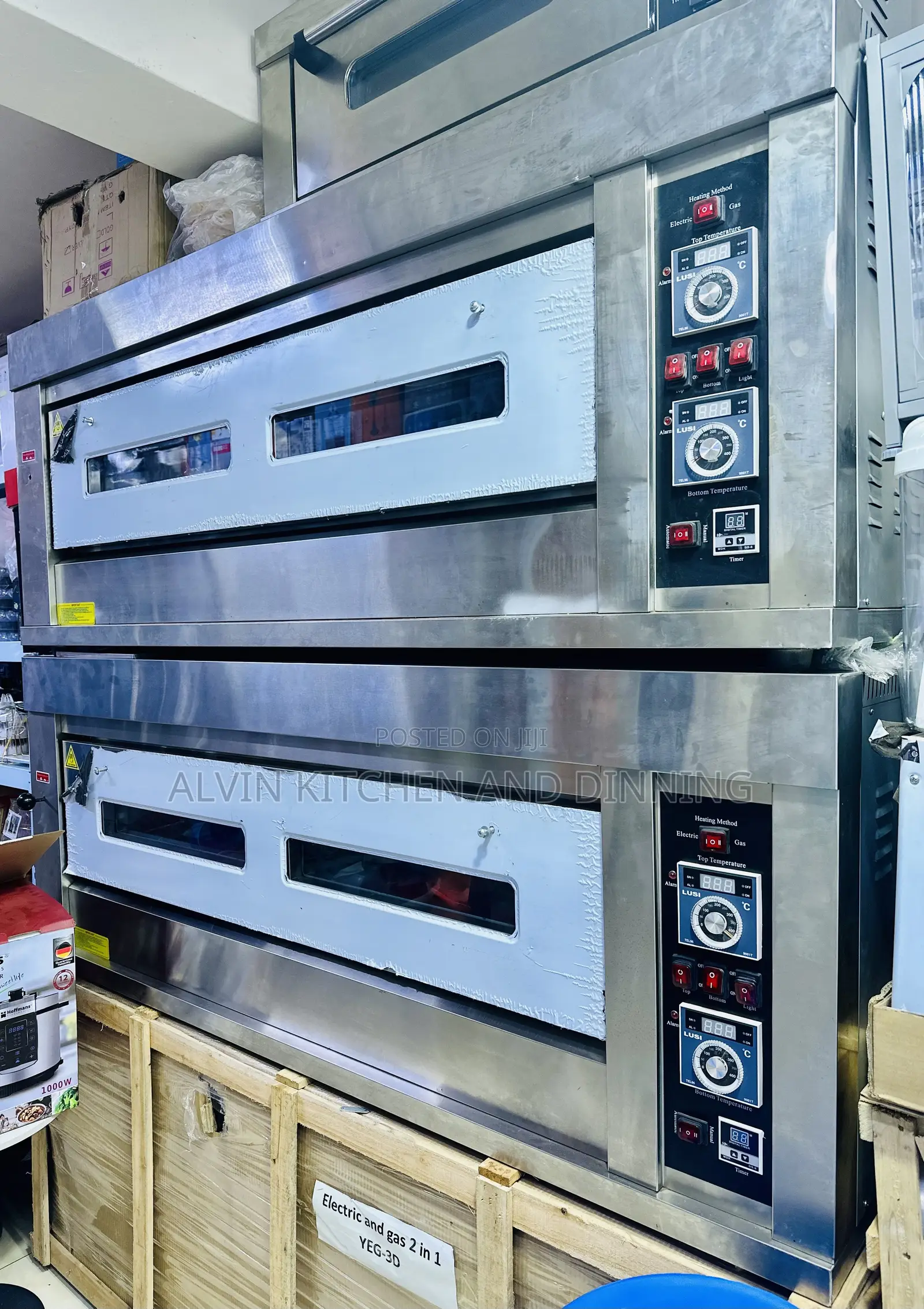 Commercial Oven Electric & Gas 2in1