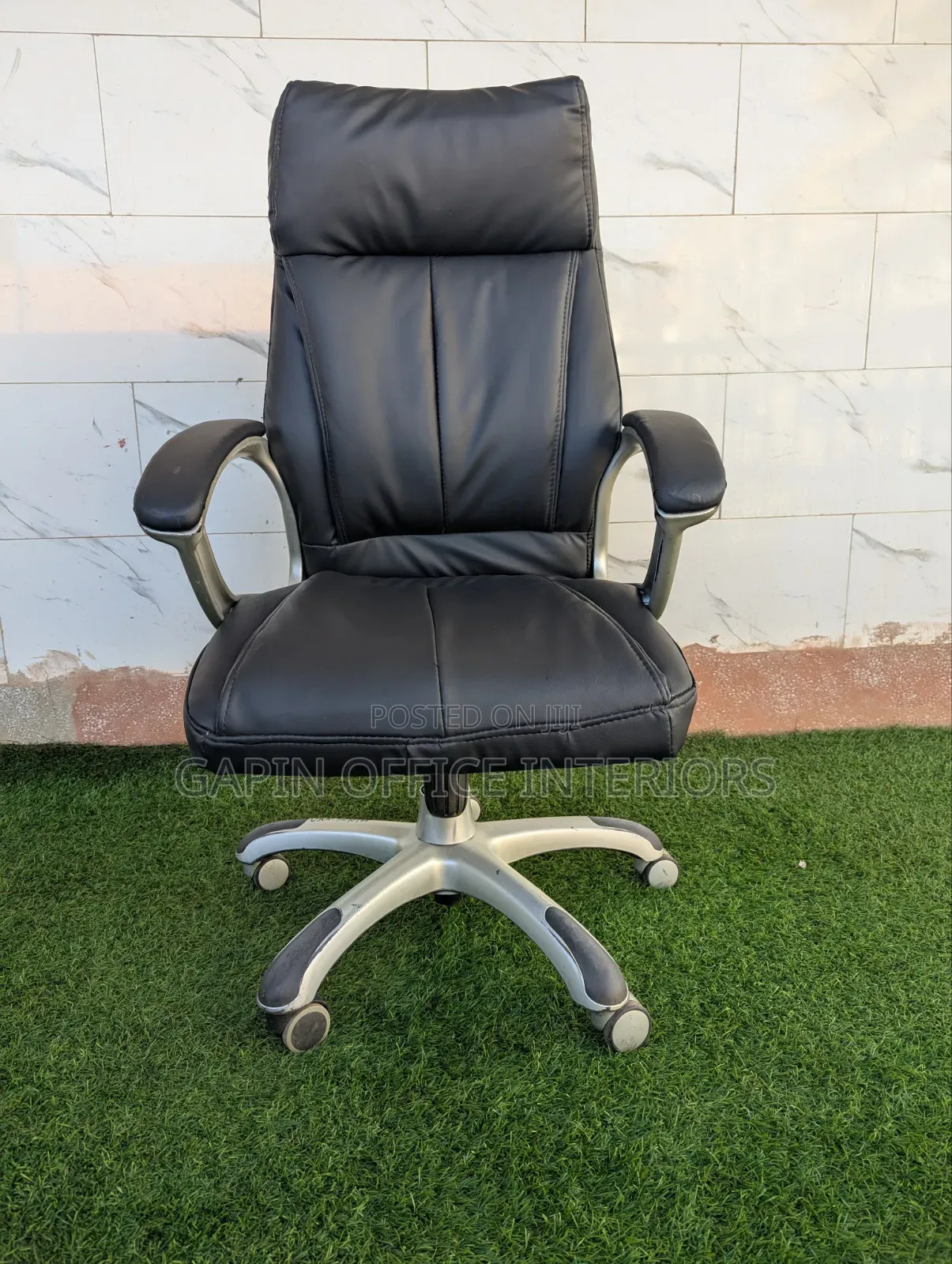 Refurbished Long Back Adjustable Office Chair// Office Furniture