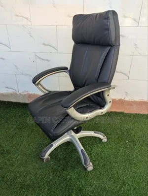 Refurbished Long Back Adjustable Office Chair// Office Furniture