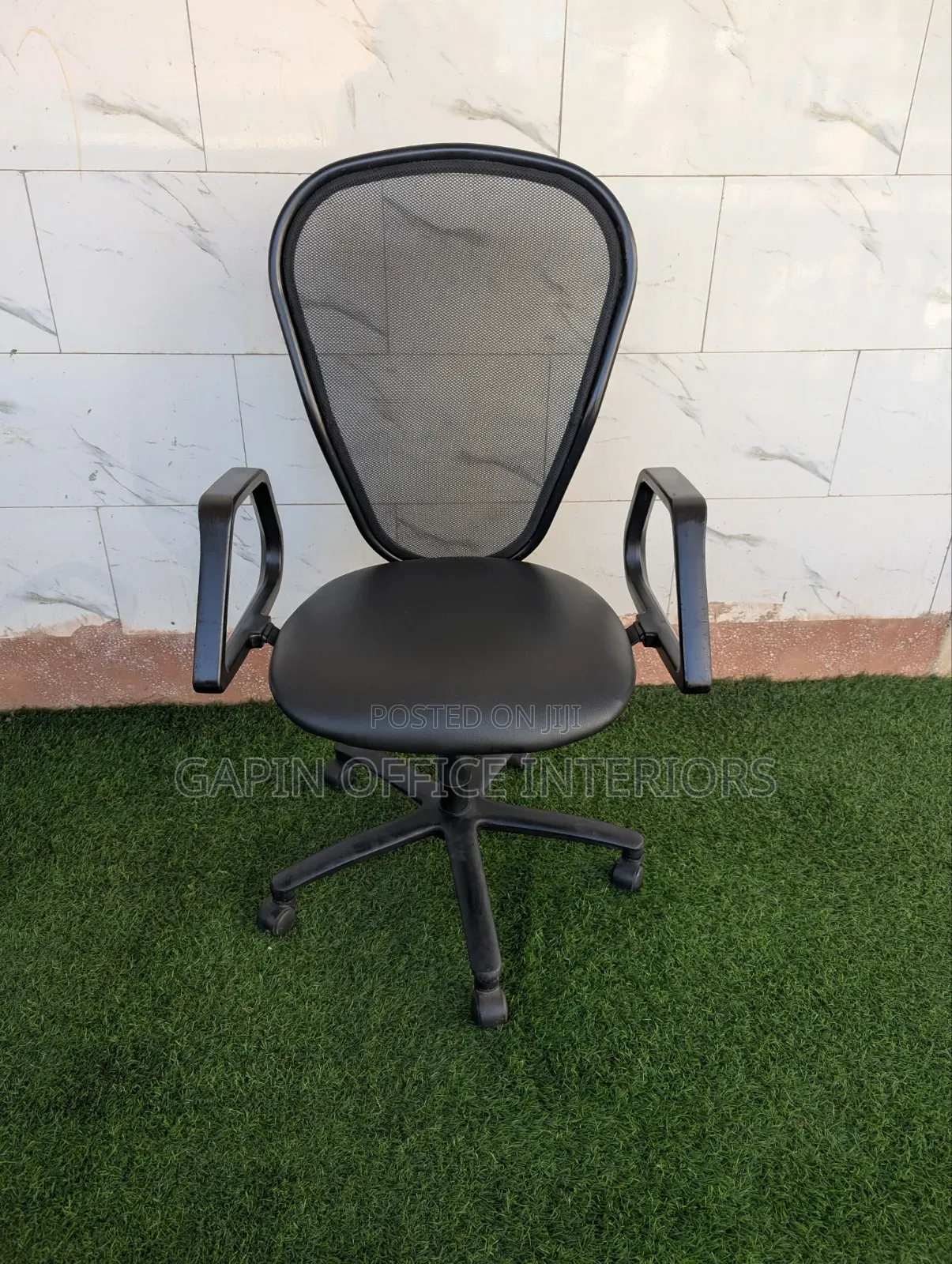 Simple Mesh Back Office Chair, Adjustable Height