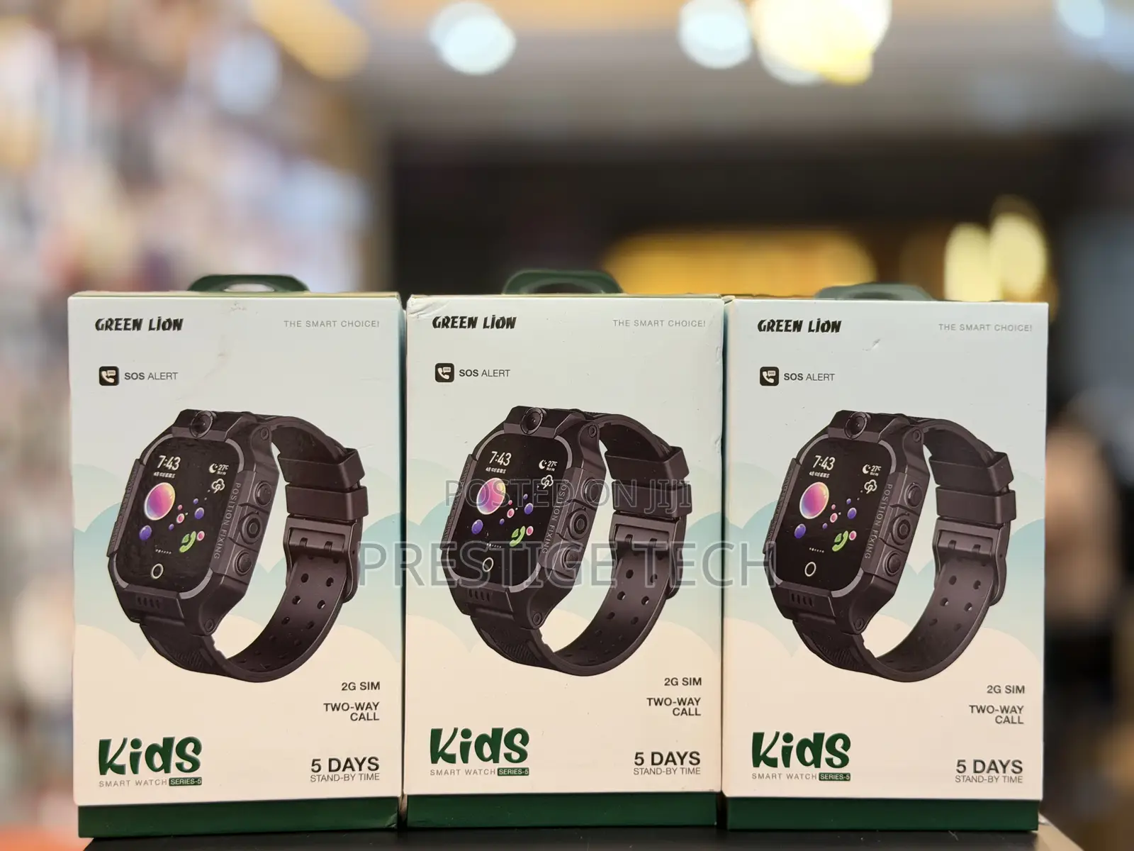 Green Lion Kids Smart Watch Series 5 With Sim Card, Screen 1.44inch