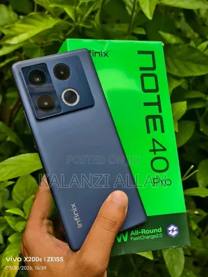 New Infinix Note 40 Pro 5G 256 GB Black