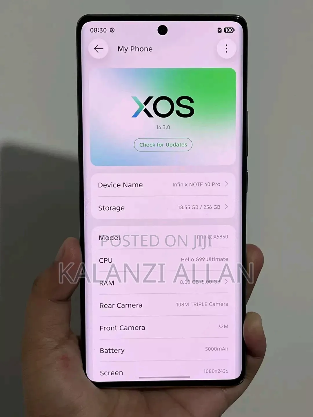New Infinix Note 40 Pro 256 GB Green