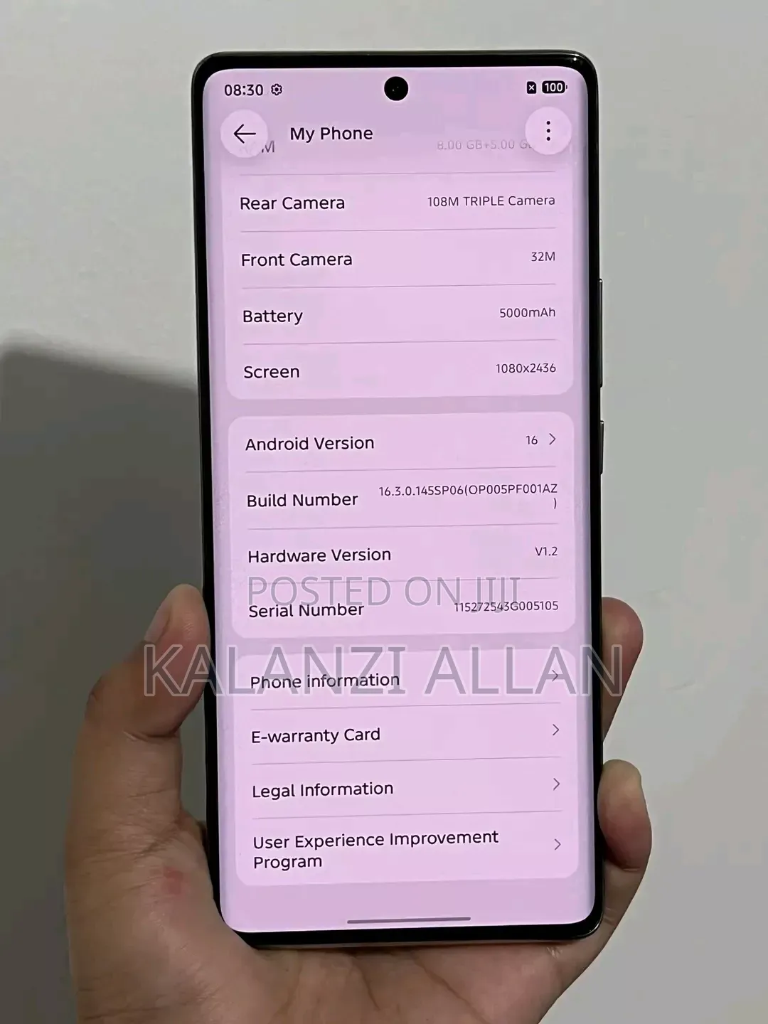 New Infinix Note 40 Pro 256 GB Green