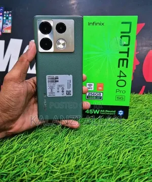 New Infinix Note 40 Pro 5G 256 GB Green