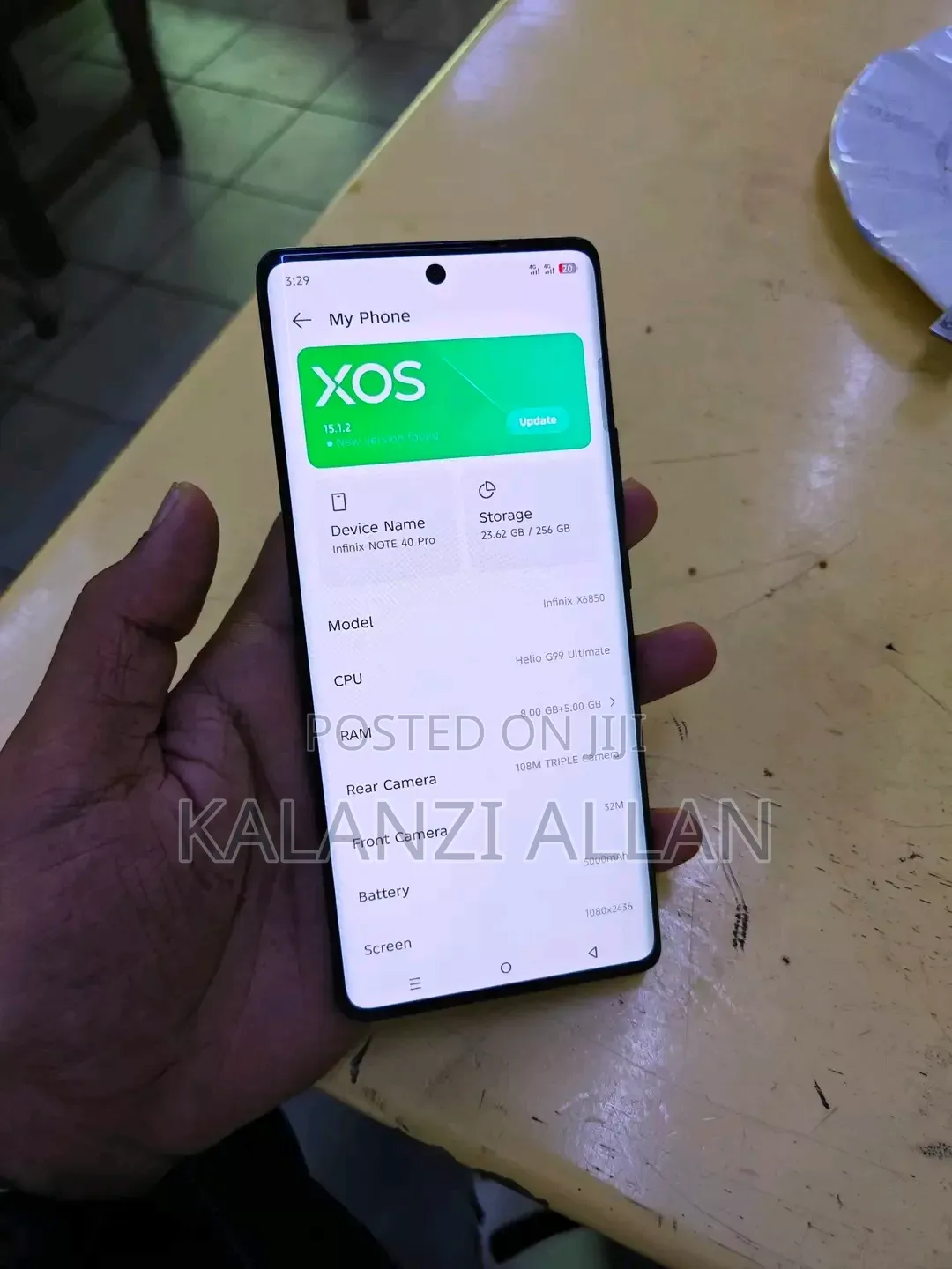 New Infinix Note 40 Pro 5G 256 GB Green