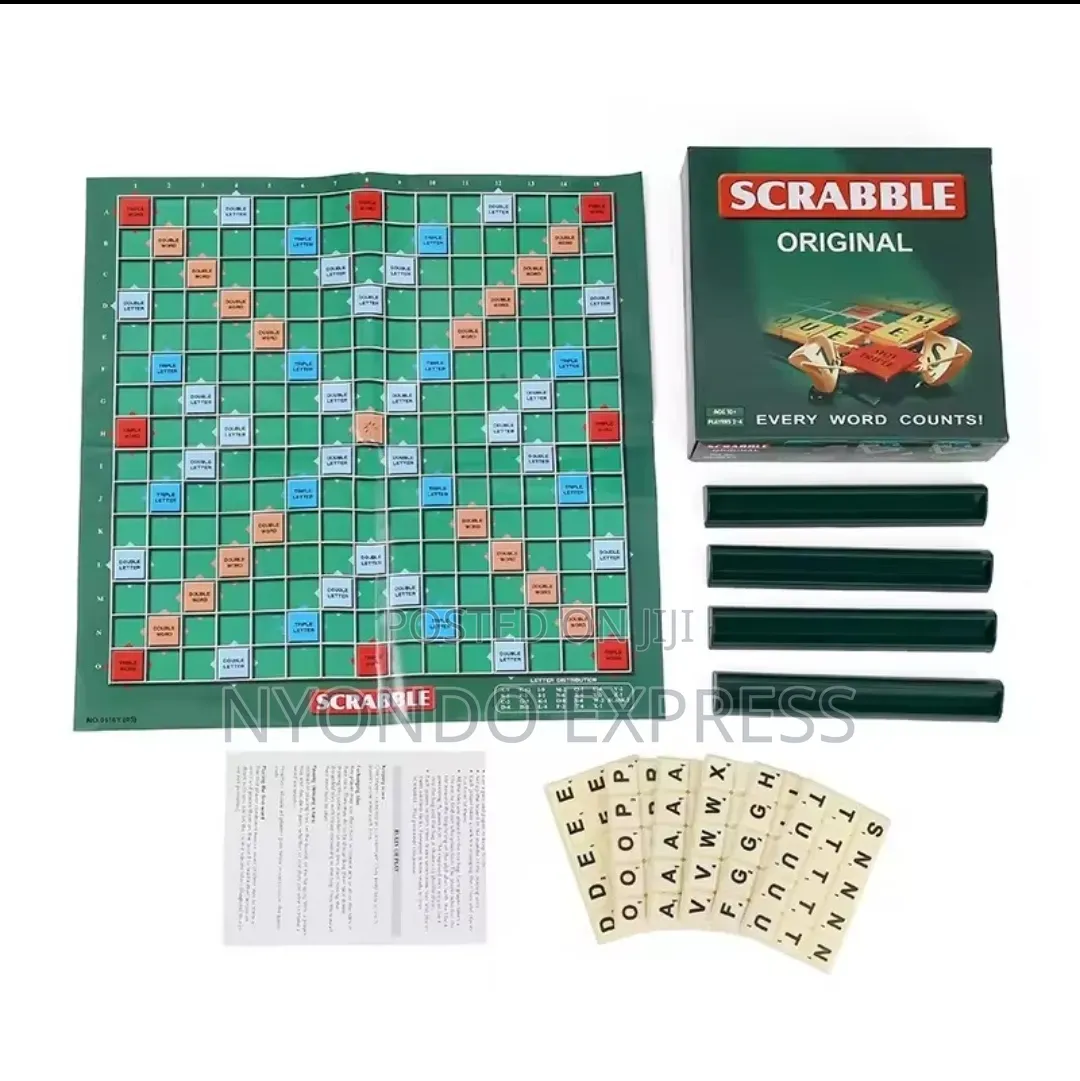 Scrabble Word Board Game Puzzle