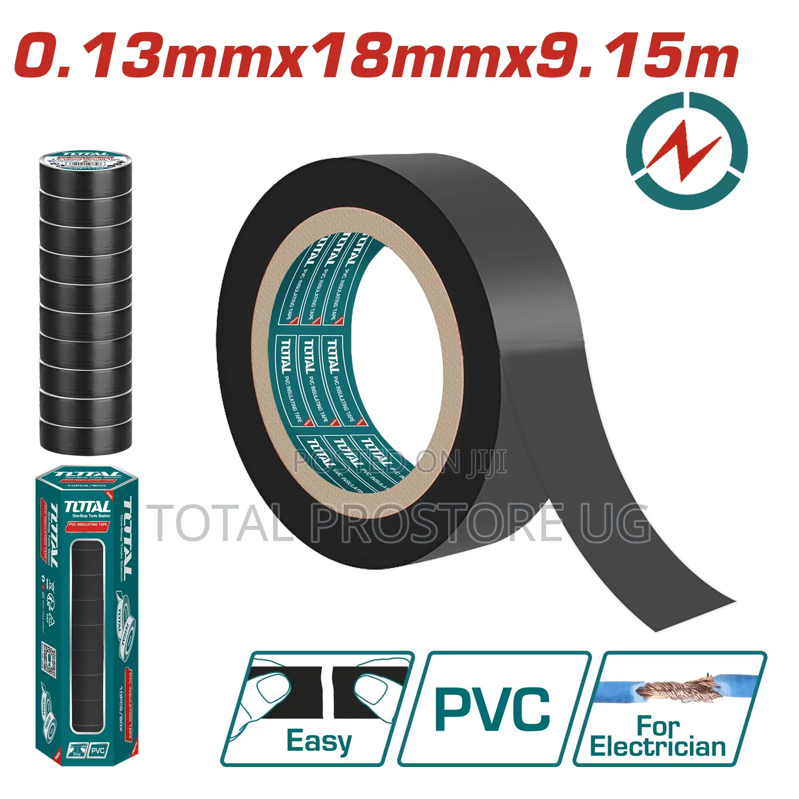 PVC Insulating Tape 0.13mmx18mmx9.15m