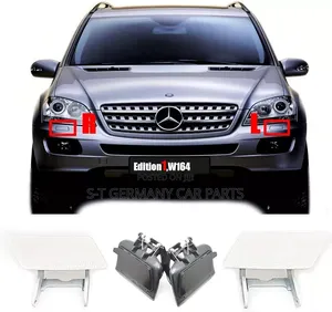 Front Bumper Water Washer Covers for Mercedes Benz ML 2005-2010 W164