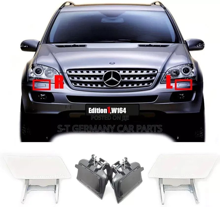 Front Bumper Water Washer Covers for Mercedes Benz ML 2005-2010 W164