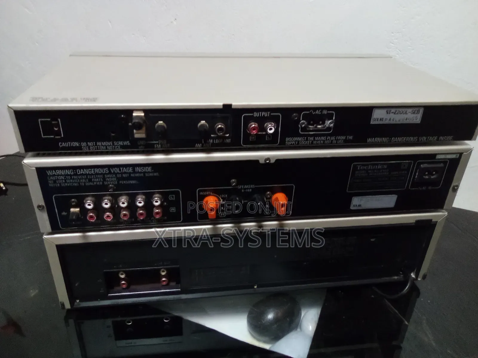 Vintage Technics Silver Face Hi-Fi Stack