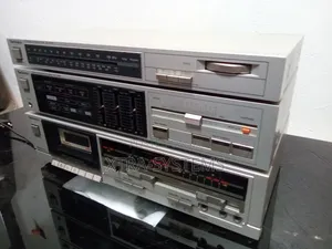 Vintage Technics Silver Face Hi-Fi Stack