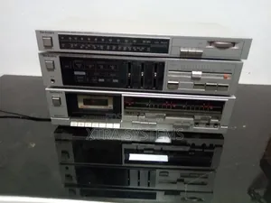 Vintage Technics Silver Face Hi-Fi Stack