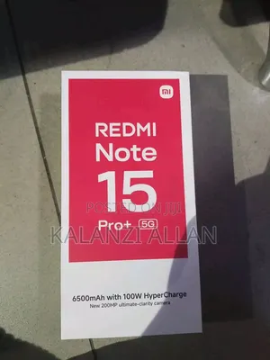 New Xiaomi Redmi Note 15 Pro+ 512 GB Black