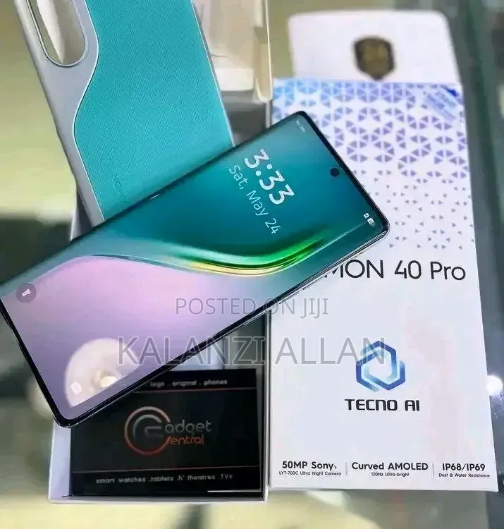 New Tecno Camon 40 Pro 5G 256 GB Green