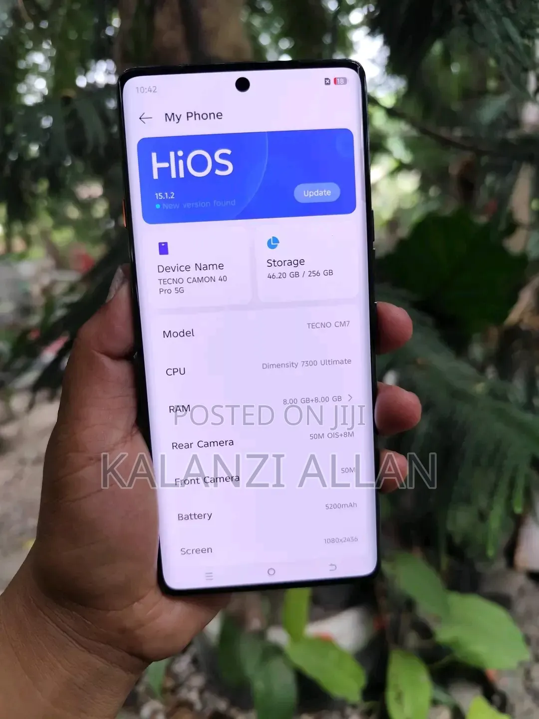 New Tecno Camon 40 Pro 5G 256 GB Gray