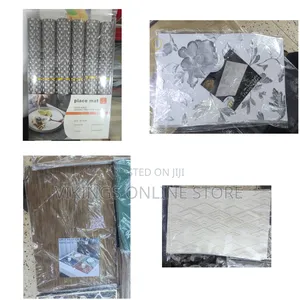 A Collection of Different Packaged Rectangular Table Placemats