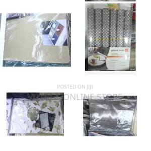 A Collection of Different Packaged Rectangular Table Placemats