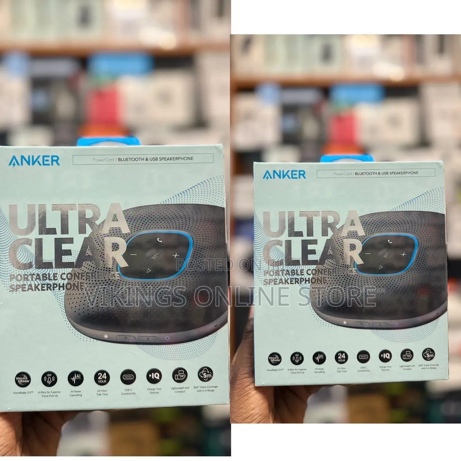 Anker PowerConf Speakerphone, Zoom Certified Conference Speaker