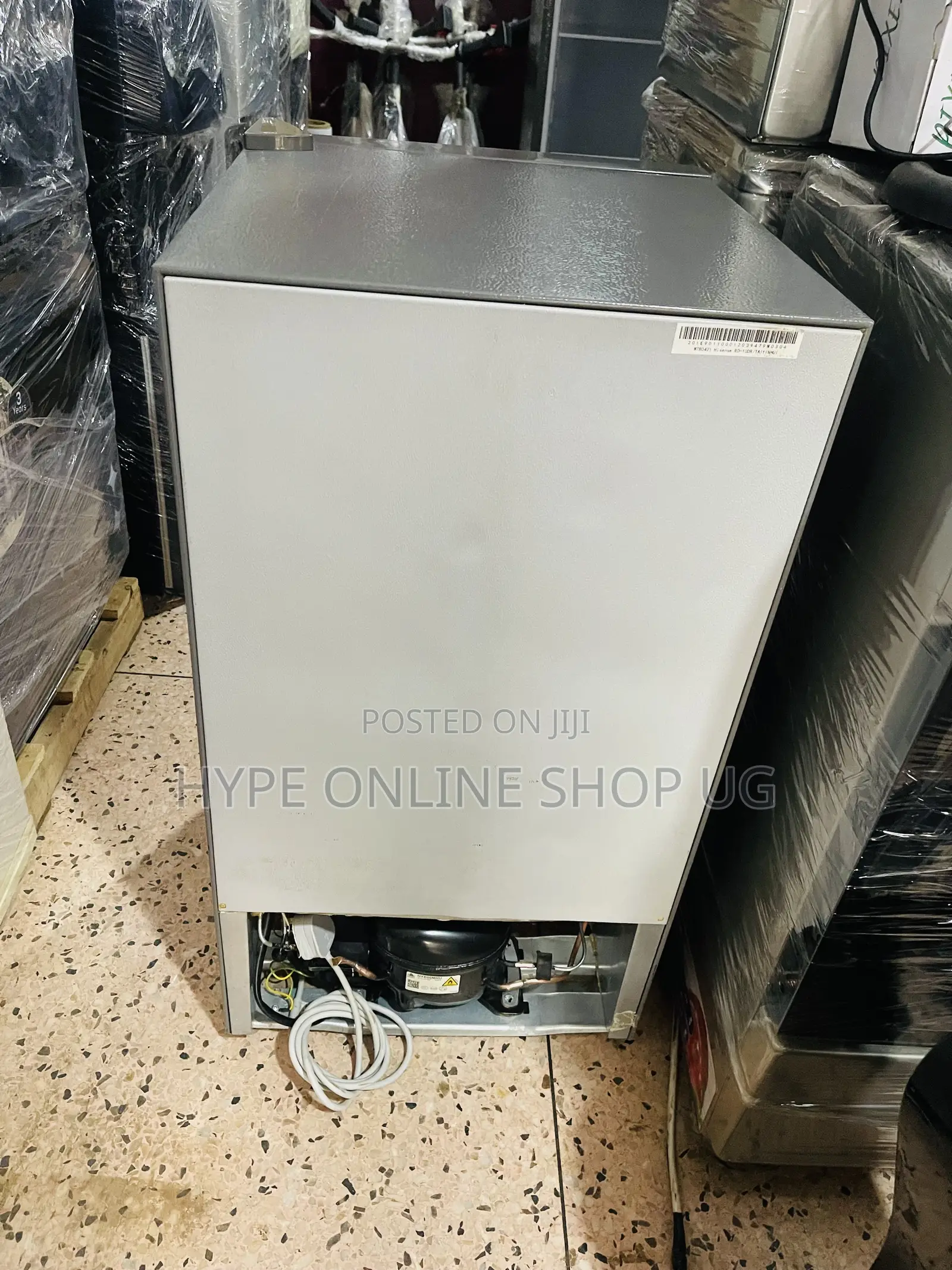 One Month Imported Used Hisense 120L Double Door Refrigerator