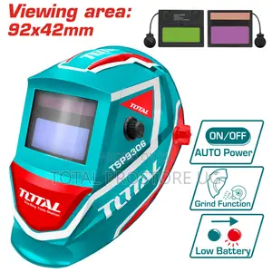 Auto-Darkening Welding Helmet 92x42mm