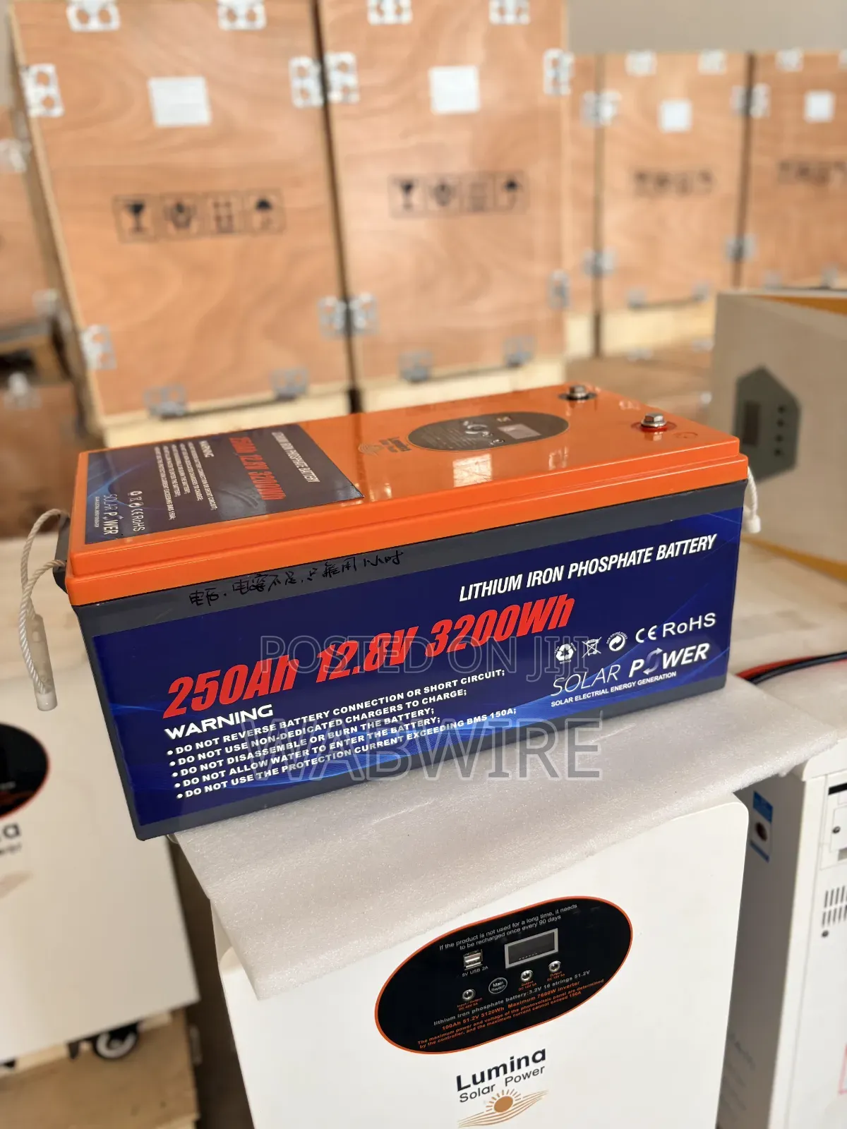 250Ah, 12V Lithium Battery