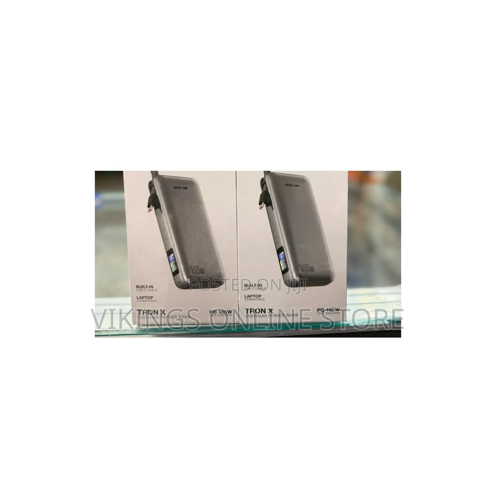 Green Lion Tron X 20000mAh Power Bank With 165W Power Delivery, USB-C