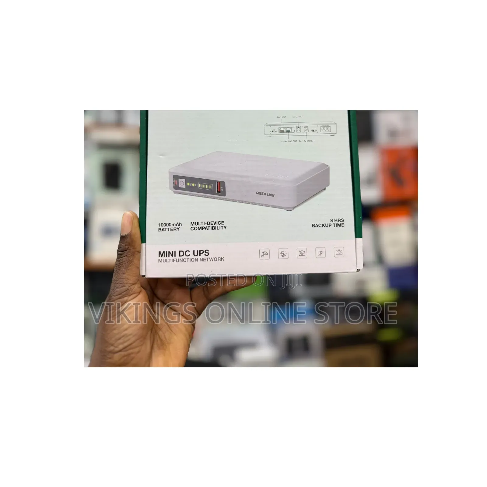 Green Lion Mini DC UPS 10000mAh for Network Power Backup