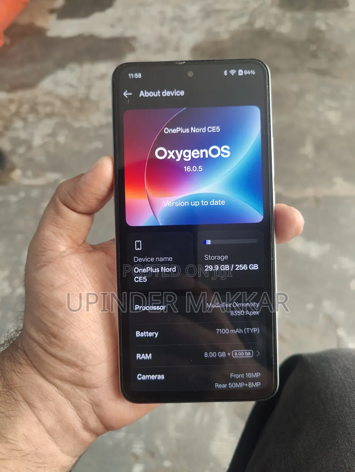 New OnePlus Nord CE 5G 256 GB White