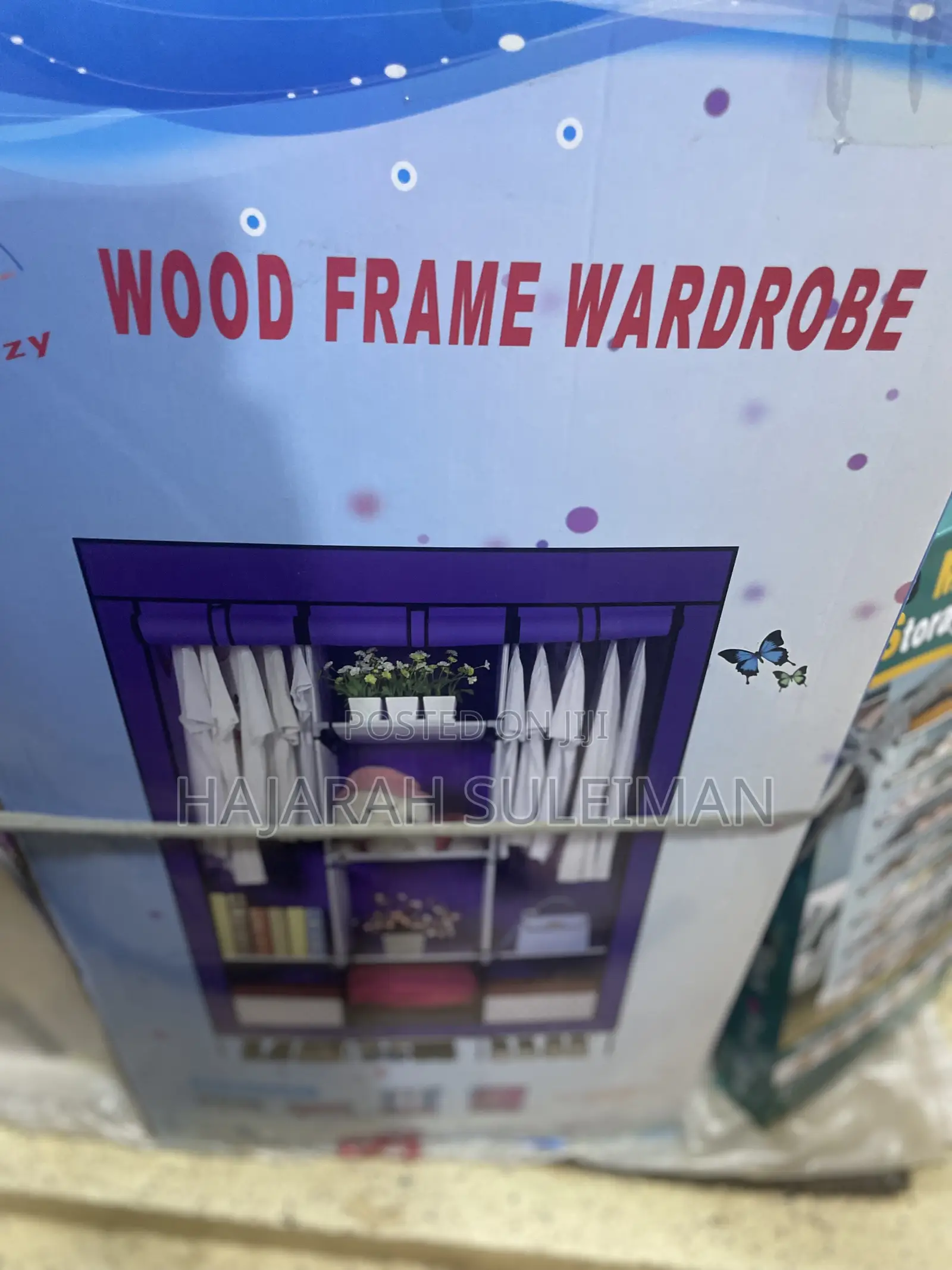 Wood Frame Wardrobe