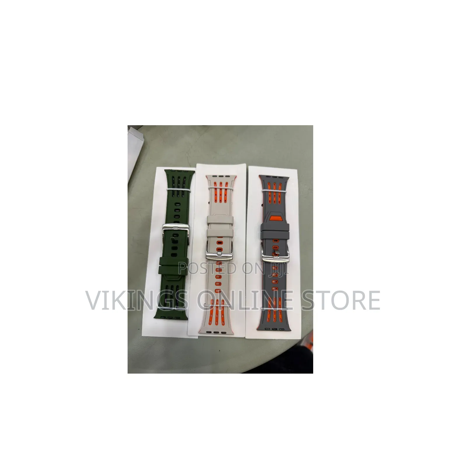 ACLIX Silicone Sports Watch Band Compatible With Apple Watch Sizes 44