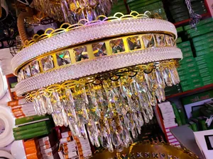 LED Chandelier Light With 3colourd LED Light