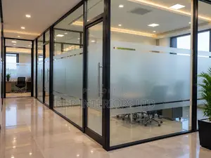 Modern Frosted Glass Office Partitions – Supply & Installation