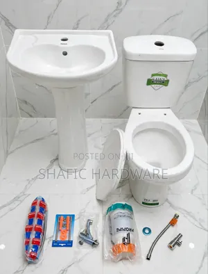 Toilet With Basin Completely Sets With Accessories Sawa Good Qualit