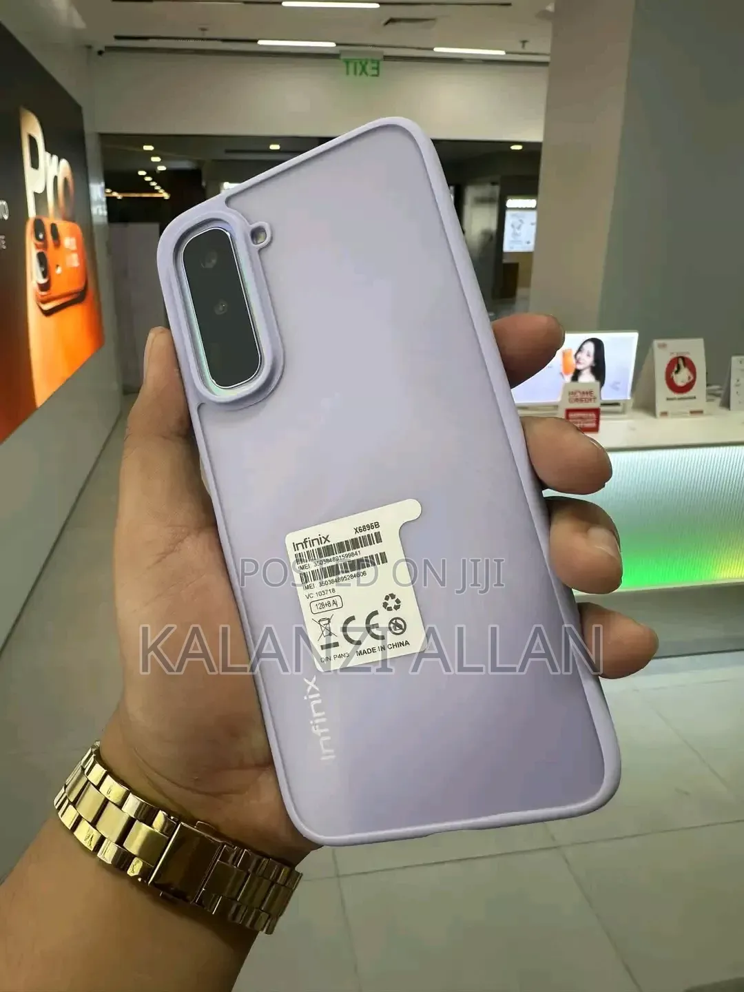 New Infinix Hot 70 256 GB Pink